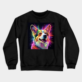 Neon Corgi Crewneck Sweatshirt